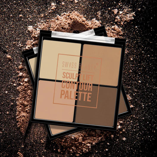 Swiss Beauty Sculpt Lift Contour Palette | 14 gm