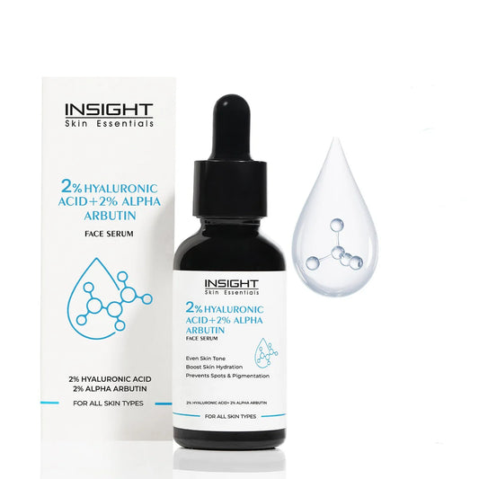 Insight Professiona 2% Hyaluronic Acid + 2% Alpha Arbutin Face Serum