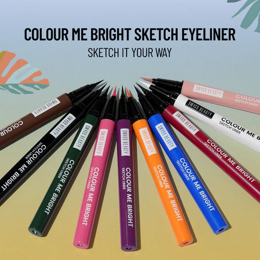Swiss Beauty Colour Me Bright Sketch Eyeliner (0.7ml)