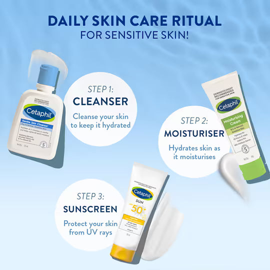 Cetaphil Gentle Skin Cleanser |Dry to Normal Skin with Niacinamide |Dermatologist Recommended (125ml)