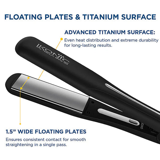 Ikonic Professional Pro Titanium Shine 3.0 Hair Straightener