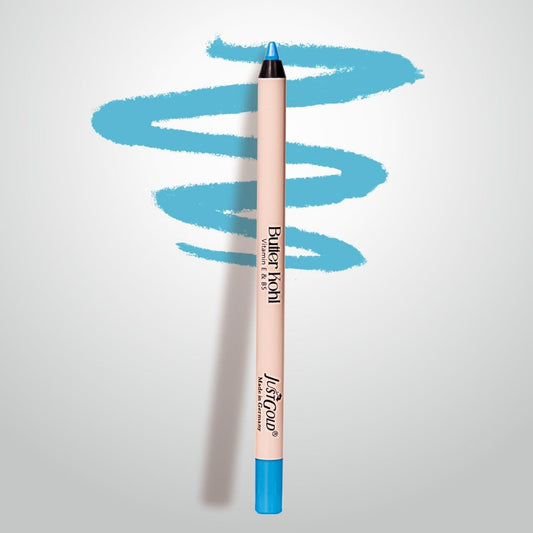 JustGold Butter Kohl Kajal Pencil Smudgeproof Waterproof and long lasting One Swipe Application Fadeproof Deep Matte Finish Enriched With Vitamin E & B5