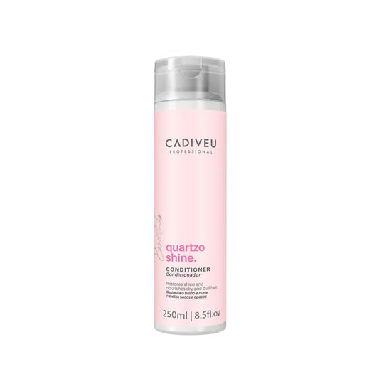 Cadiveu Professional Quartzo Shine Shampoo, 250ml – Original Formula for Brilliant Shine & Smooth Hair