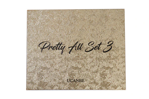 Ucanbe Pretty All Set 3 Eyeshadow Palette Pro 86 Colors Makeup Kit