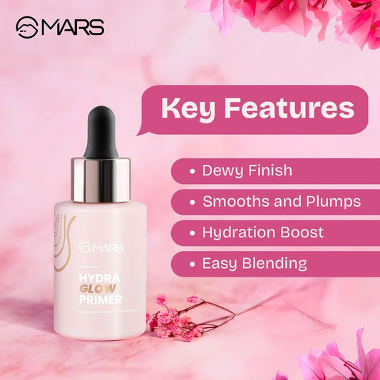 MARS Hydra Glow Proactive Nourishing Long Lasting Primer - 30 ml (Transparent)