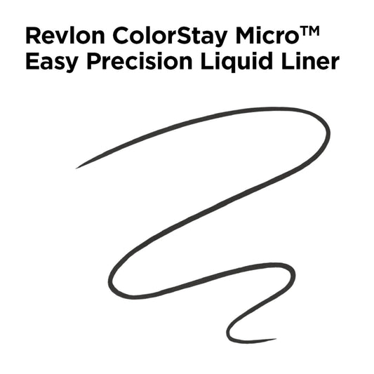 REVLON Colorstay Micro Easyprecision Liquid Liner, 24HRS, Waterproof, Smudge-proof, Extreme Precision longwear liquid that is easy to use and easy to remove, Blackout (301)