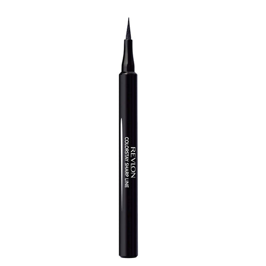 REVLON Colorstay Sharp Line Liquid Eye Pen, 24 HRS, Waterproof, Smudge & Transfer Proof, Blackest Black