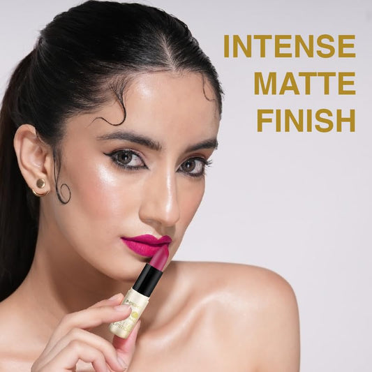 Insight Professional Matte Lipstick - Praise | Matte Finish | Ultra Pigmented | Transferproof | Infused with Carrot Seed Oil & Vitamin E (4.2gm)