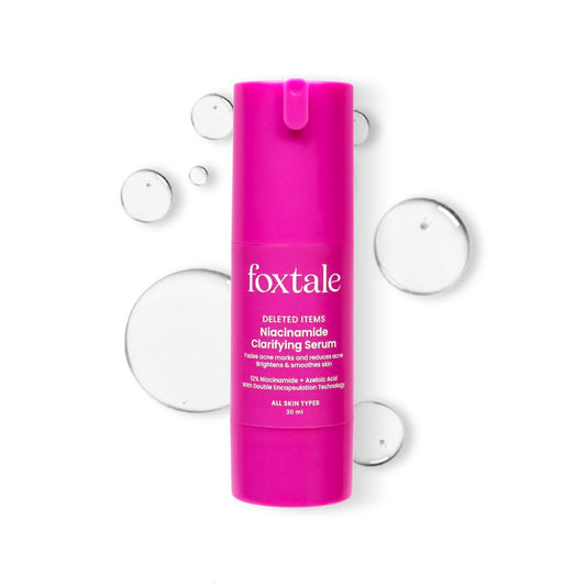 Foxtale 12% Niacinamide Serum with Azelaic Acid for Oil Control & Brightening (30 ml)