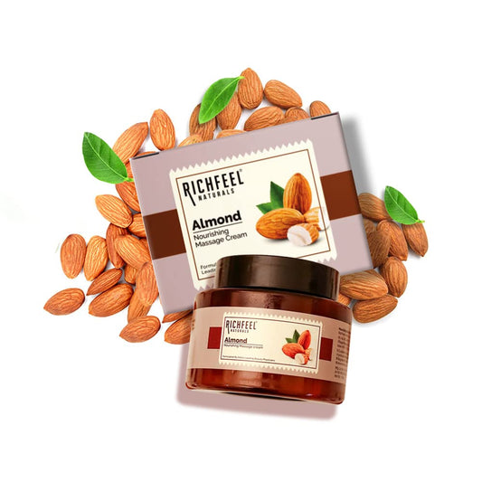 Richfeel Naturals Almond Nourishing Massage Cream | 500g