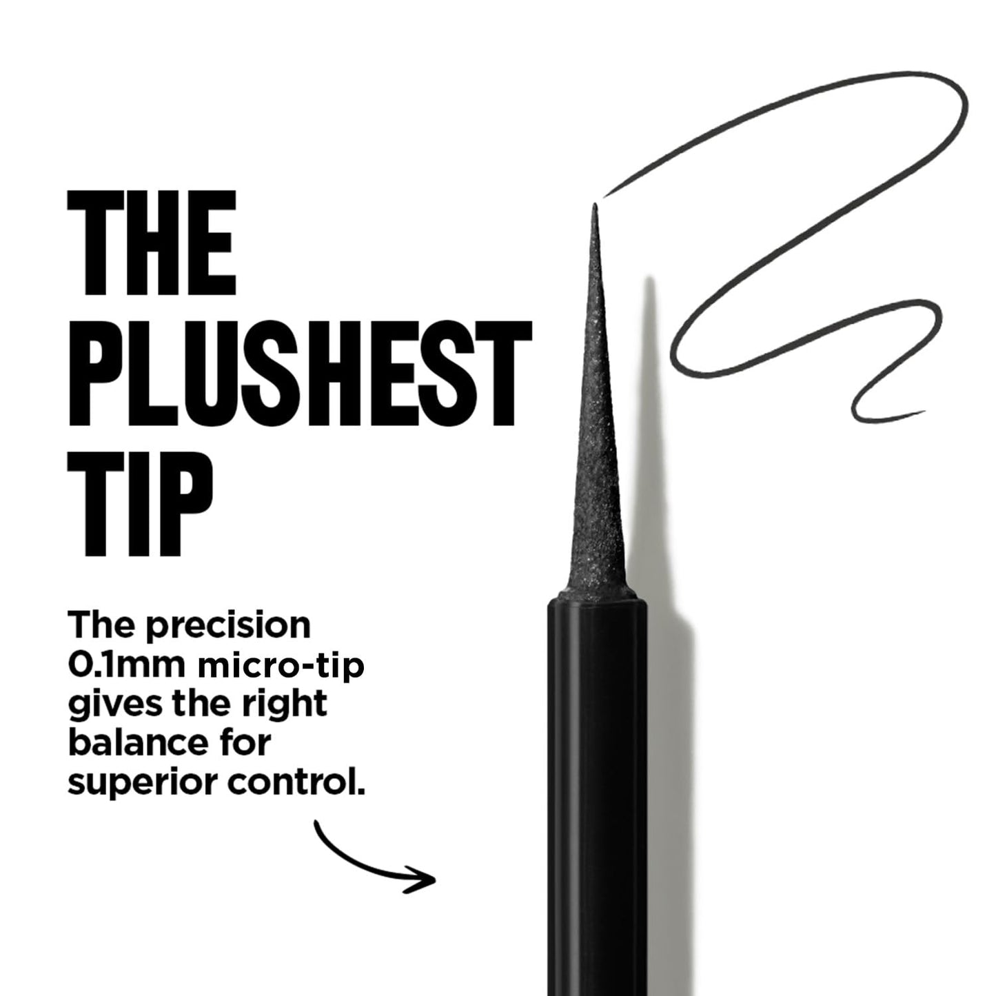REVLON Colorstay Micro Easyprecision Liquid Liner, 24HRS, Waterproof, Smudge-proof, Extreme Precision longwear liquid that is easy to use and easy to remove, Blackout (301)