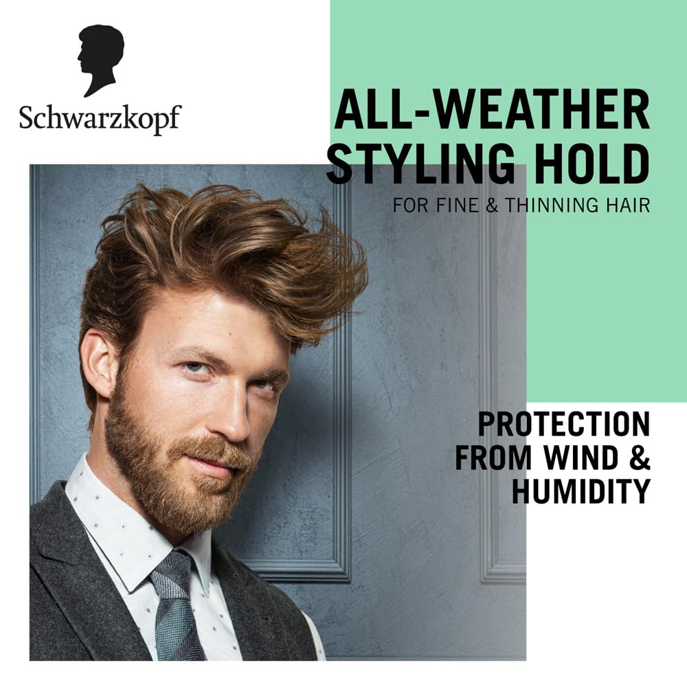 Schwarzkopf Taft Volume Hair Spray Hold Level 5, Hair Mousse for Fine and Thinning Hair, Volumising Mousse that Prevents Blow-Dry Damage, Non-Sticky, Vegan Formula - 250 ml