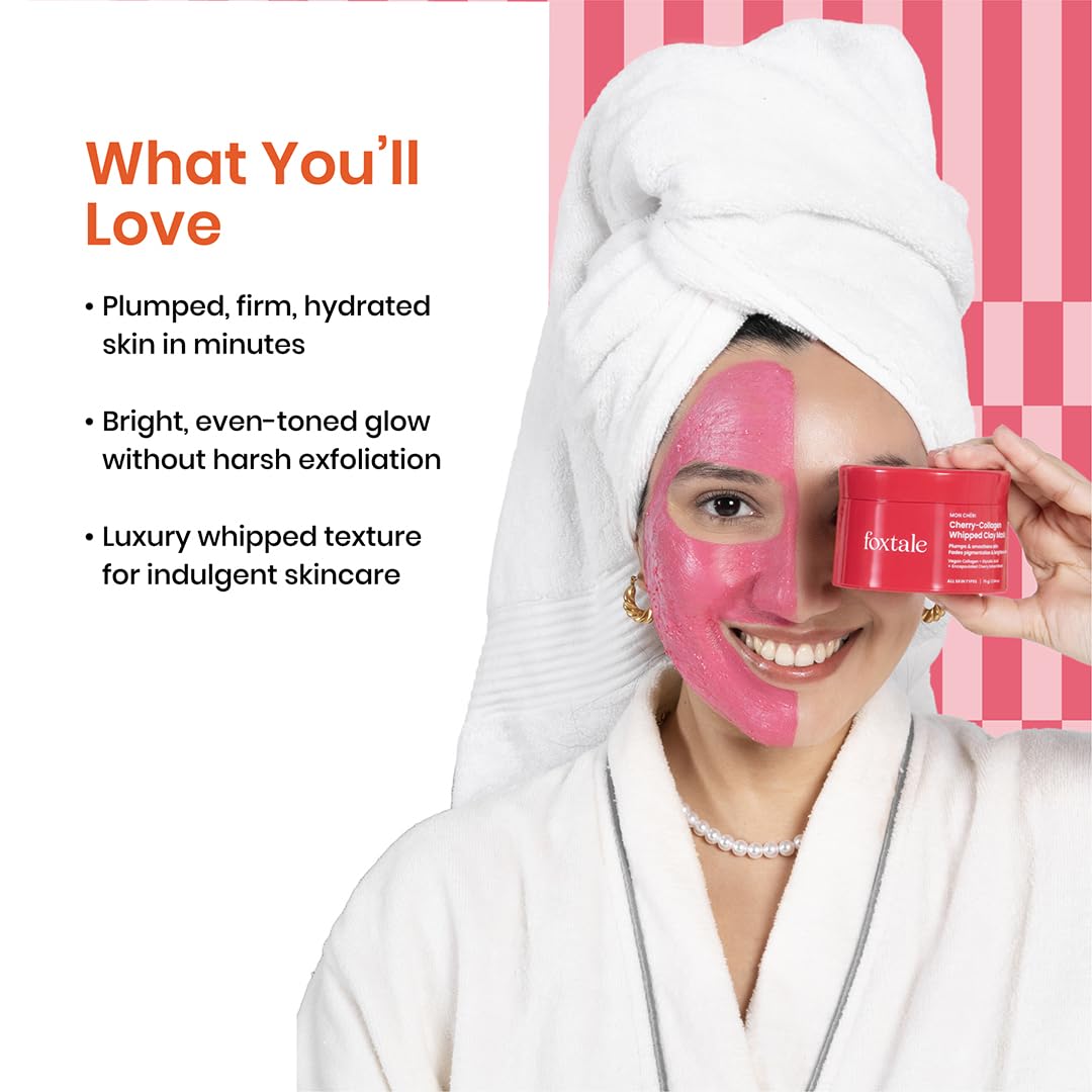 Foxtale Cherry-Collagen Whipped Clay Mask