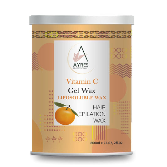 Ayres Professionals Vitamin-C Liposoluble Gel Wax For Men & Women | Tan Removal | All Type Of Skin.
