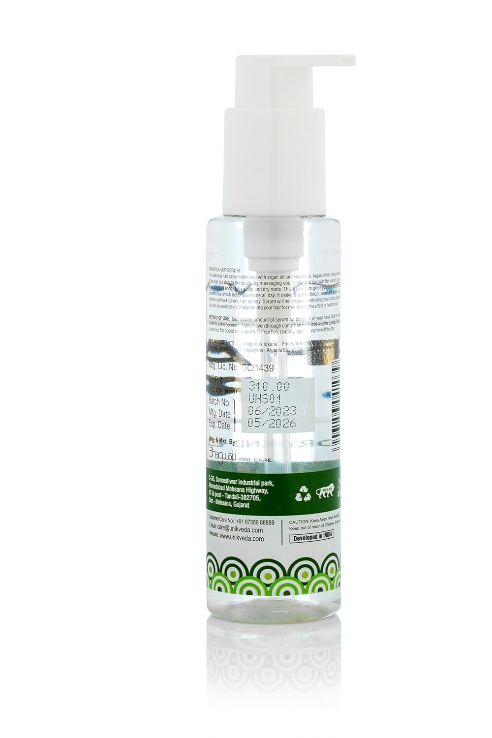 Unikveda Hair Serum For Dry And Damaged Hair | 100ml