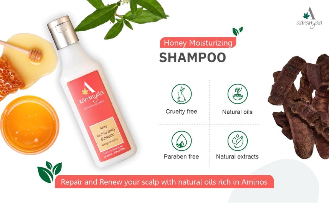 Aaranyaa Honey Moisturizing Shampoo (250 ml)
