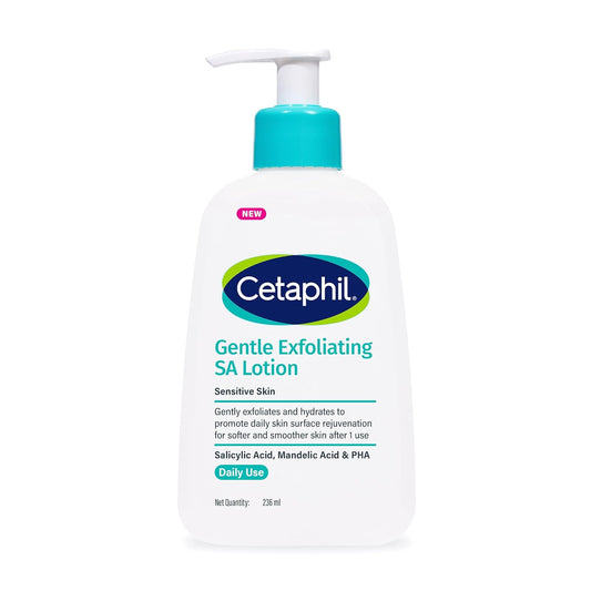 Cetaphil Gentle Daily Exfoliating Lotion With Salicylic Acid For Oily Acne Prone Skin (236ml)
