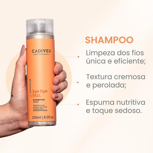 CADIVEU Bye Bye Frizz Shampoo (250ml)