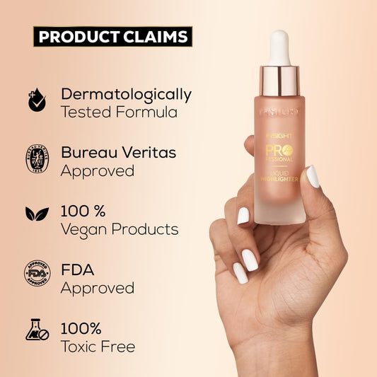 INSIGHT Professional Liquid Highlighter - Starry Light | Glowly Finish | Waterproof & Smudgeproof | 25g