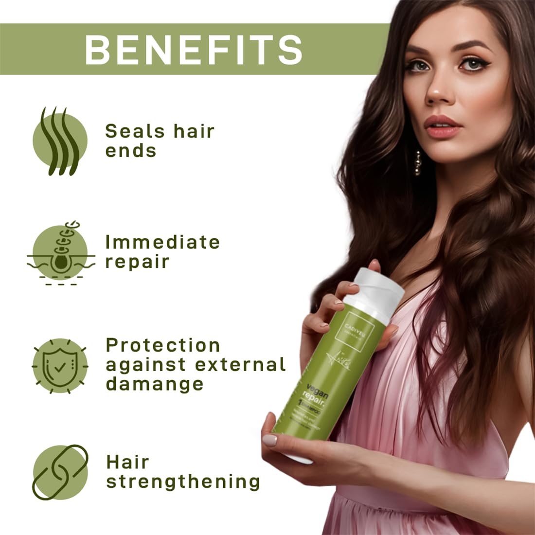 CADIVEU Vegan Repair Shampoo (250ml)