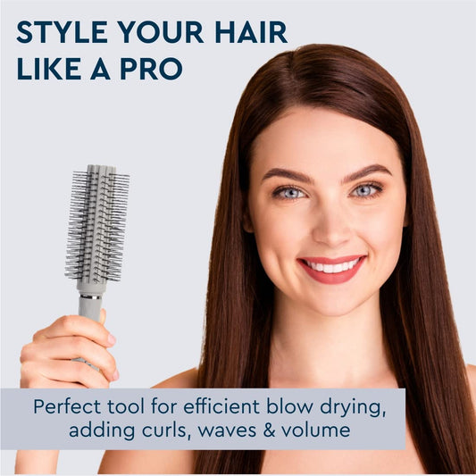 GUBB Serenity Hues Round Hair Brush For Blow Drying & Hair Styling: Perfect Tool for Efficient Blow Drying, Adding Curls, Waves & Volume
