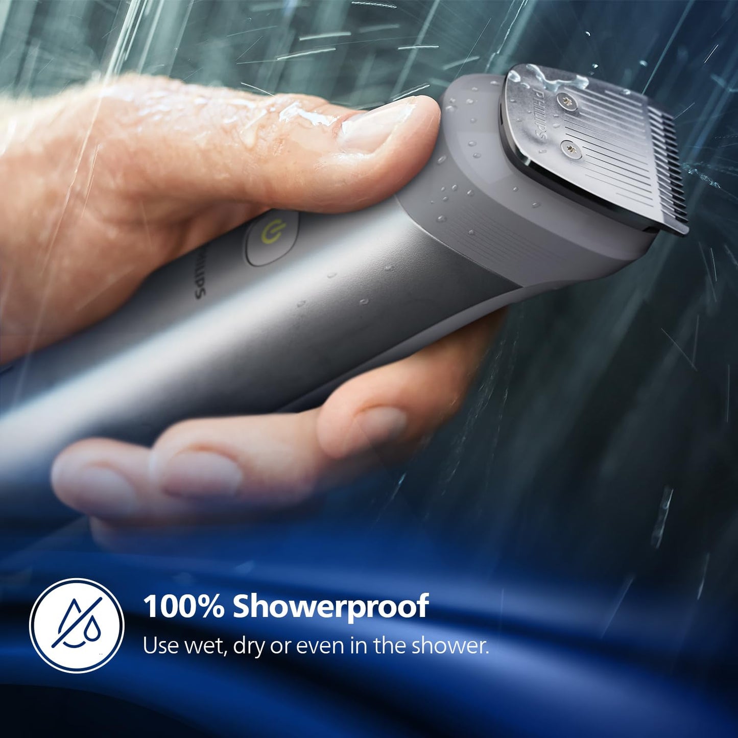 Philips Men's Trimmer | Skin Safe Grooming I 13-in-1 Essential Body Kit - Body, Face I 120 min runtime I 5 min Quick Charge MG5930/65