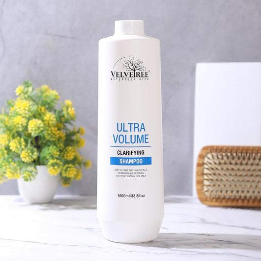 VELVETREE Ultra Volume Clarifying Shampoo, Professional Deep Cleansing Formula