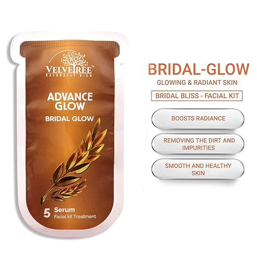 Velvetree Hydro Jelly Facial Kit Bridal Glow with 24k Gold Advance Glow | 165g