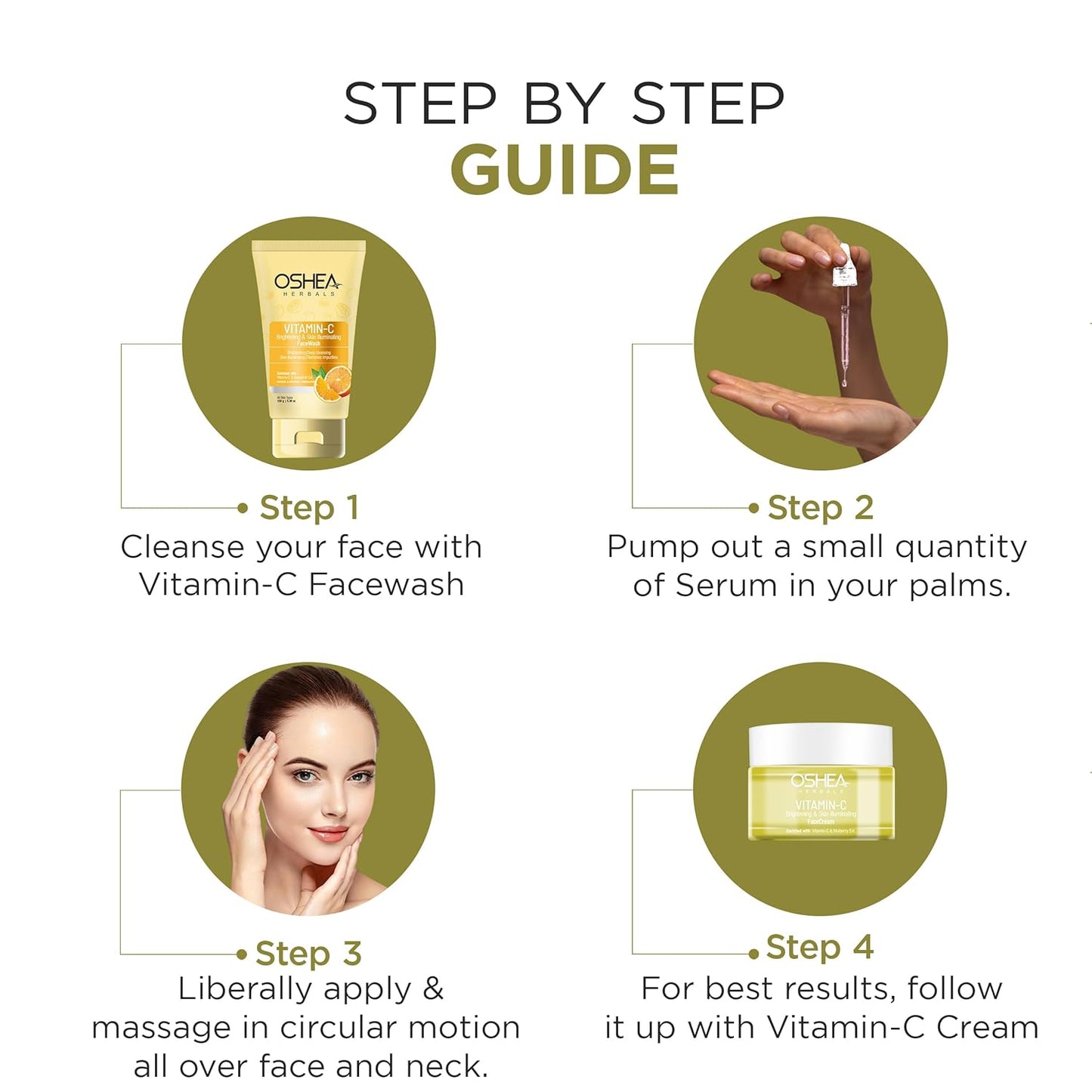 Oshea Skin Illuminating Face Serum for Men & Women | Reduces Pigmentation & Signs of Ageing | Hydrates & Evens Skin Tone | Enriched with Vitamin C & Grapefruit Extract | All Skin Types 30ml