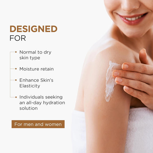 Oshea Herbals CocoaHoney Moisturizing Lotion for Women & Men | Deep & Fast Absorbing with 24Hrs Hydration | Reduce Dry & Dull Skin | Enriched with Vitamin E | Normal to Dry Skin Type - 120ml