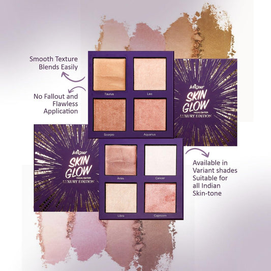 JustGold Skin Glow ace Highlighter Palette