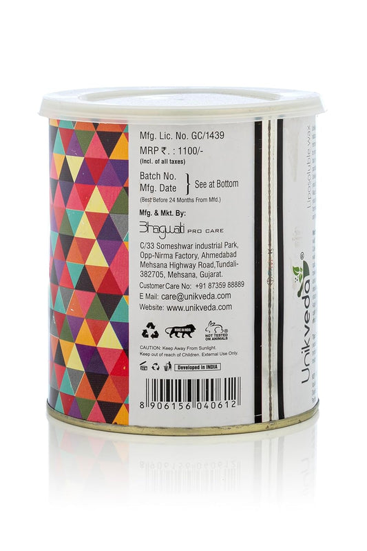 Unikveda White Chocolate Liposoluble All Purpose Wax for Fine to Medium Hair and Tan, Dehydrated Skin for Women | 800ml