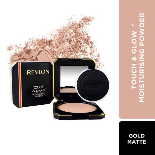 REVLON Touch And Glow Moisturising Compact For Women, All Skin Powder (12g)