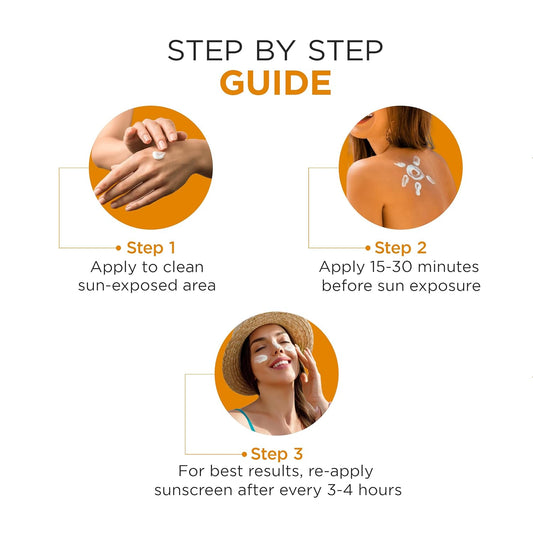 Oshea Herbals UVShield Mattifying Gel Sunscreen Cream SPF 45 PA +++ for All Skin Types | Non Greasy & Water Resistant | Blue Light, UVA & UVB Protection | Enriched with Chamomile Extract