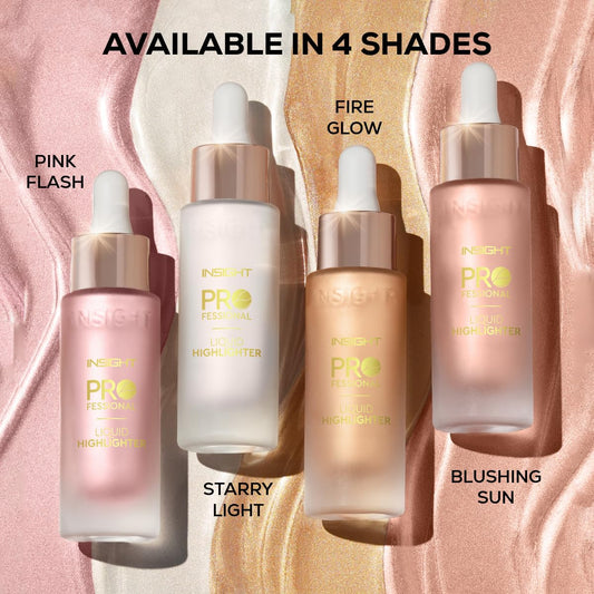 INSIGHT Professional Liquid Highlighter - Starry Light | Glowly Finish | Waterproof & Smudgeproof | 25g