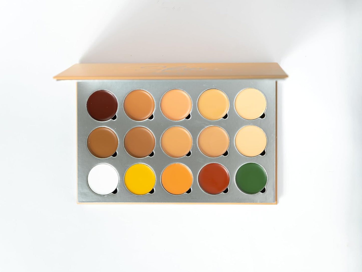 JustGold Skin Perfection Concealer Palette Full Coverage Light Weight Matte Multi-Purpose Palette