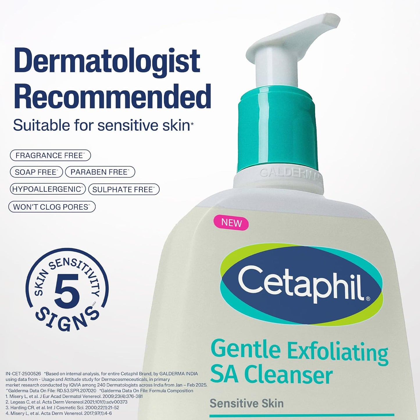 Cetaphil Gentle Daily Exfoliating Cleanser With Salicylic Acid For Oily Acne Prone Skin (236ml)