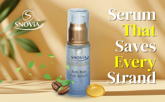SNOVIA Anti Hair Fall Serum – Intensive Scalp Treatment For Hair Strength & Growth | 30ml