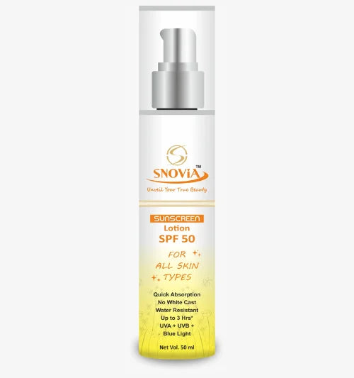 SNOVIA Sunscreen Lotion SPF 50 | 50ml