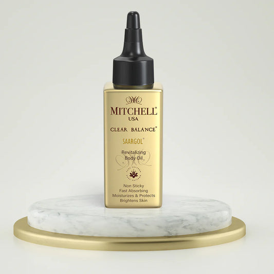 Mitchell USA Clear Balance SAFFRON Revitalizing Body Oil (100ml)