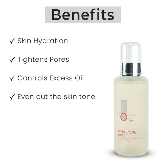 O3+ Whitening Tonic For Smoother Younger Facial Skin, 150 ML Whitening Tonic For Smoother Younger Facial Skin, 150 ML
