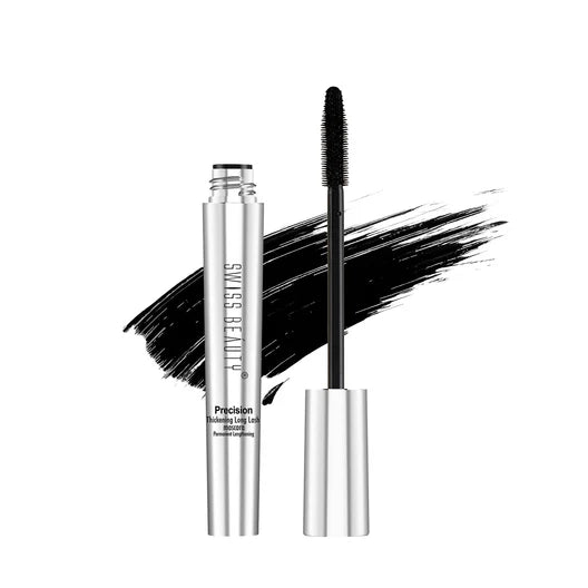 Swiss Beauty Precision Thickening Long Lash Mascara ,Waterproof , Smudge-Proof - Black