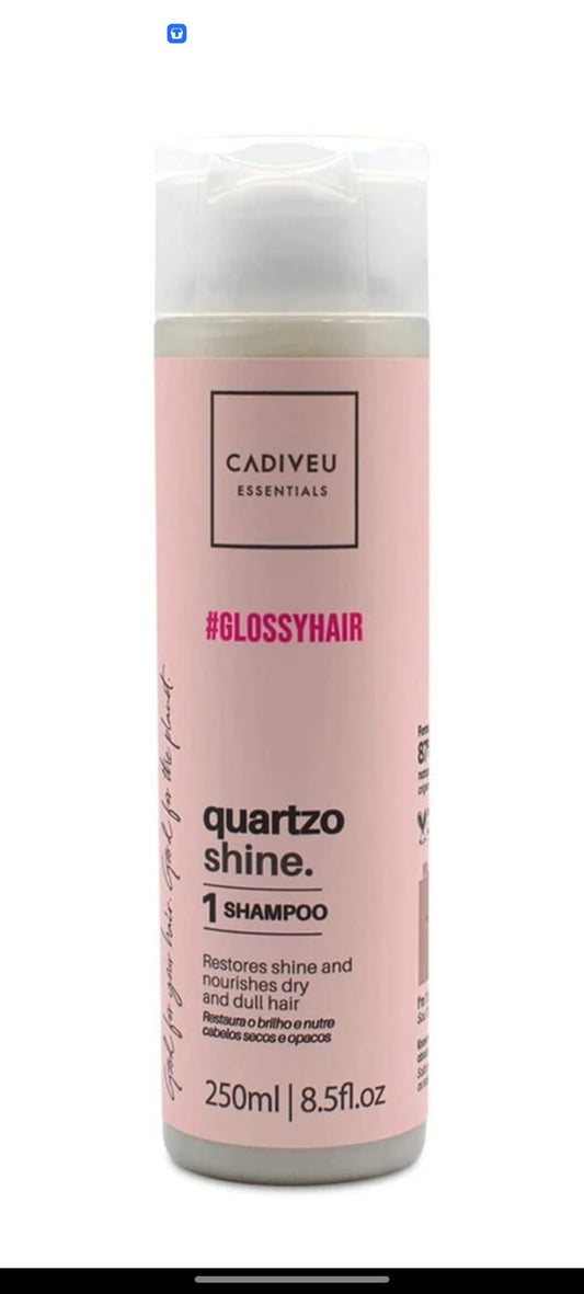 cadiveu quartzo shine 1 shampoo glossyhair|250ml
