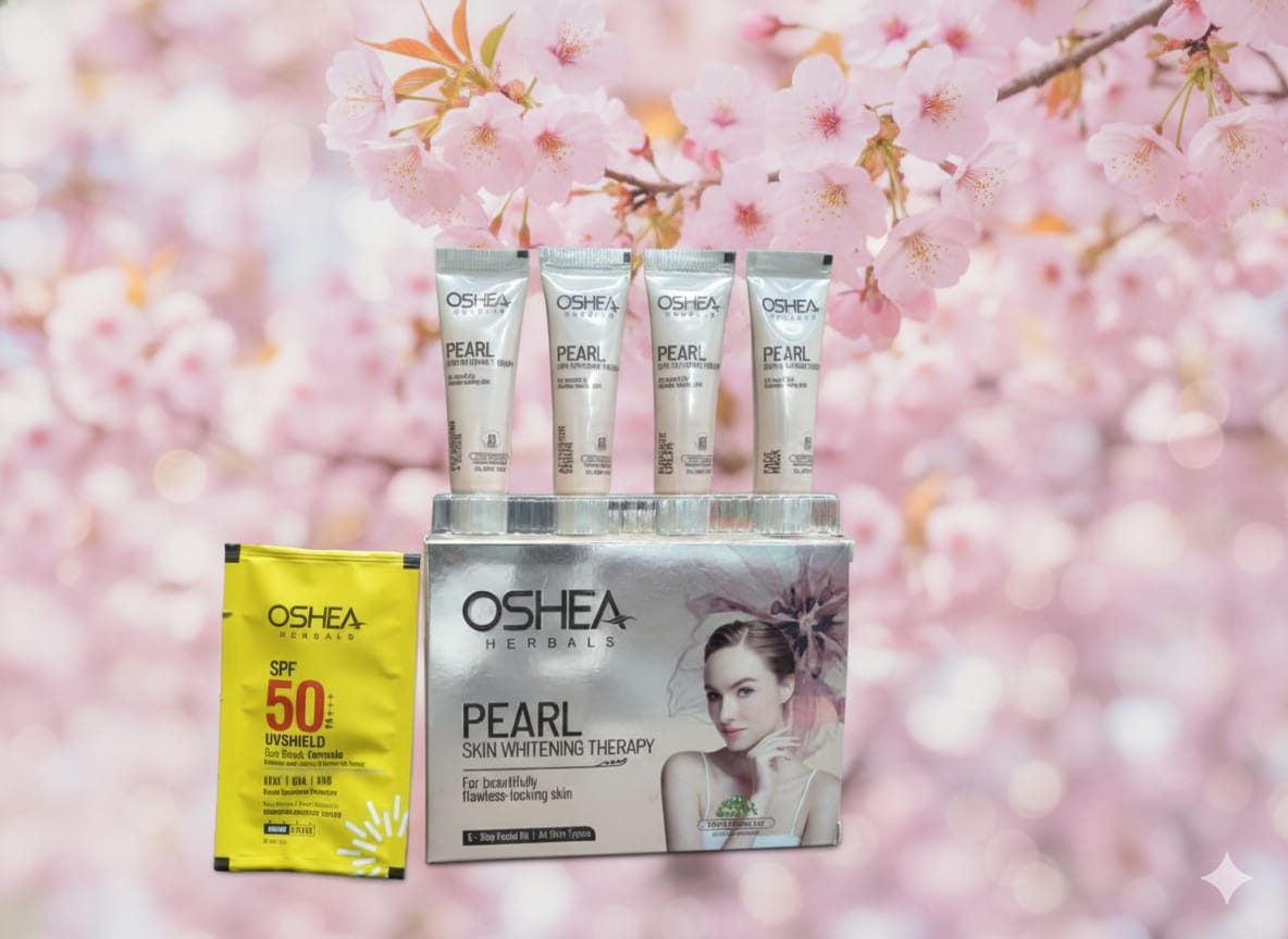 Oshea Herbals Pearl Skin Whitening Therapy | 5-Step Facial Kit