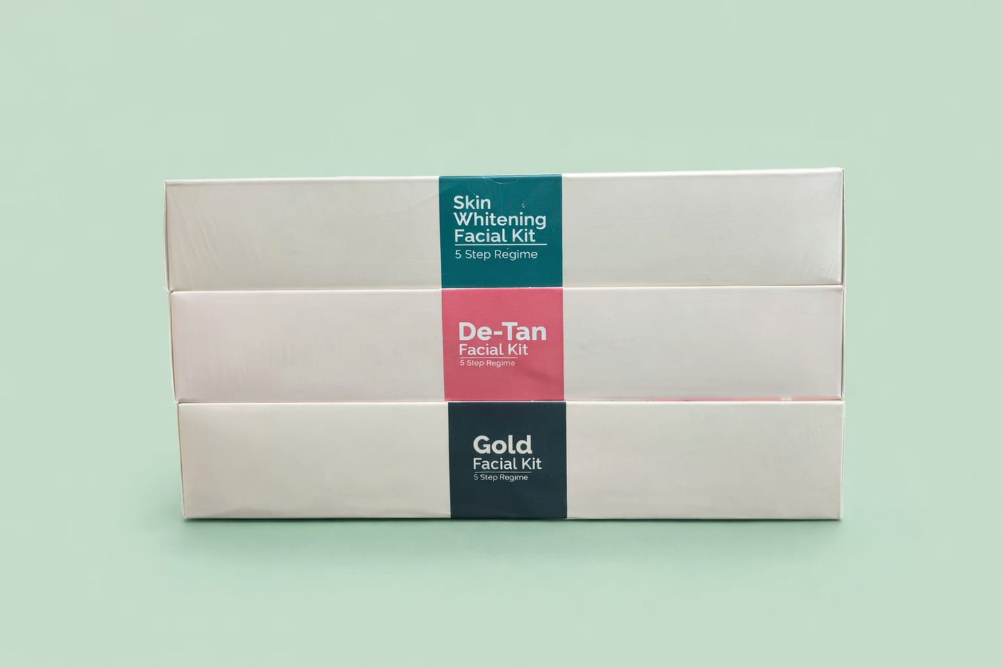 Richfeel Natural Combo Of Skin Whitening, Gold & De-Tan Facial Kit | 3 Kits x (5x50g each)