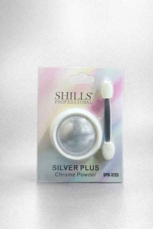 Shills Professional Silver Plus Nail Chrome Powder SPN-3125