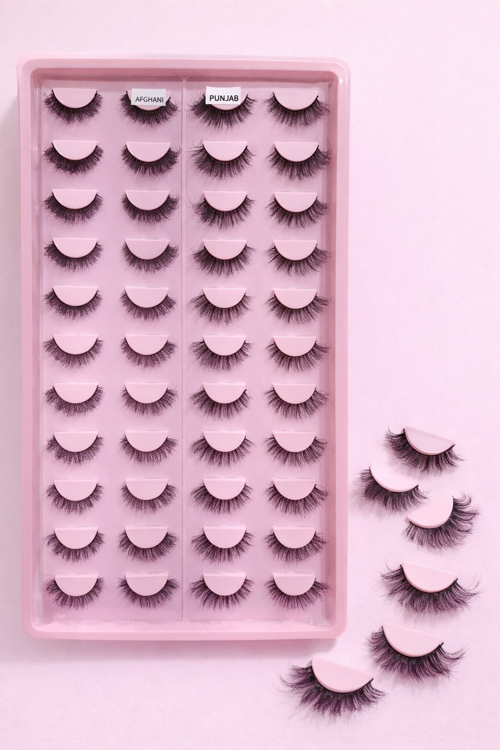 Moiza Studios Moiza Mynk Lashes Set Of 20 Afghani & Punjab Eye Lashes
