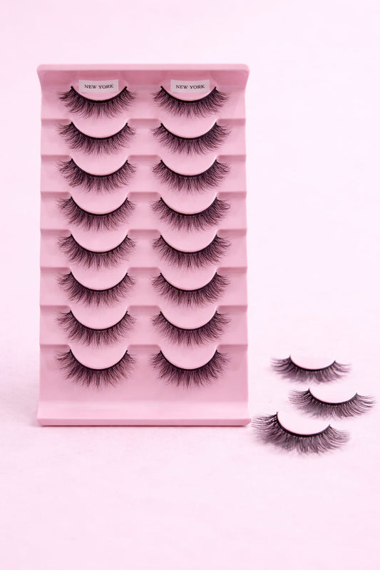 Moiza Studios Moiza Mynk Lashes Set Of 10 Misri & Afghani And Moscow & New York Eye Lashes
