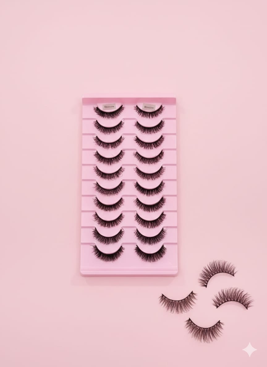 Moiza Studios Moiza Mynk Lashes Set Of 10 Misri & Afghani And Moscow & New York Eye Lashes