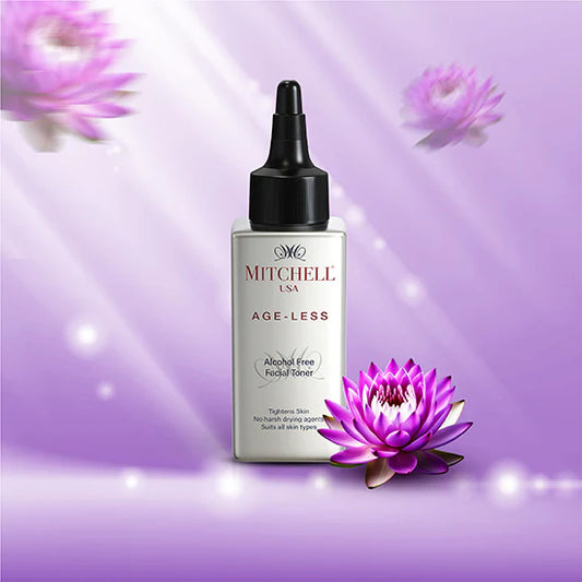 Mitchell USA AGE-LESS Alcohol Free Facial Toner - Removes Dirt & Makeup (100ml)
